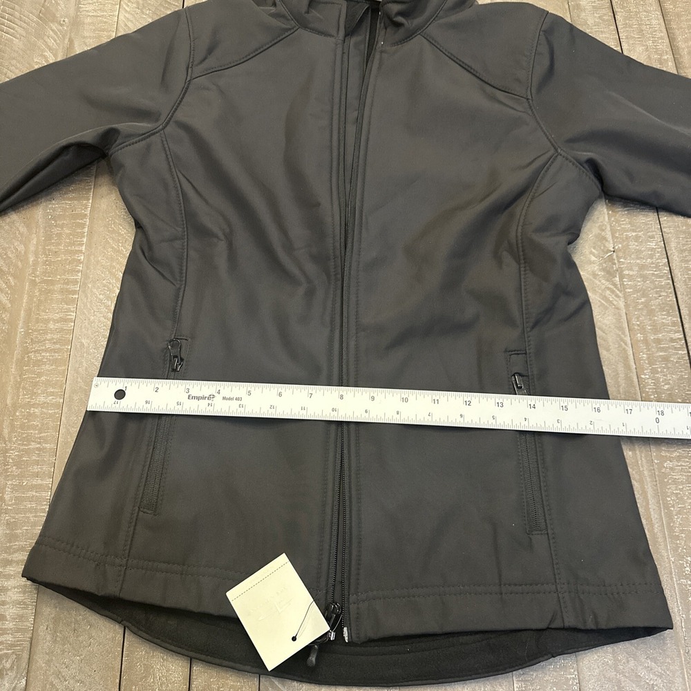 Womens Full Zip Jacket BLACK Wind/Water-Resistant Page & Tuttle -Size SMALL NWT - Picture 8 of 12